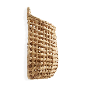 ตะกร้าแขวนผนังลายผักตบชวางานสานมือสุดหรูตะกร้าเก็บของอเนกประสงค์สำหรับใส่ของในบ้านจากโรงงานเวียดนาม - Product Image 4