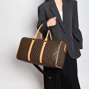 Factory Custom Logo <b>Men</b> Duffel <b>Bag</b> <b>Leather</b> <b>Weekend</b> Overnigh <b>Bag</b> Saco De Viagem De Couro <b>Leather</b> Duffle <b>Bag</b> - Product Image 4