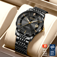 Reloj mecánico clásico para hombre de acero inoxidable 316L, directo de fábrica, minimalista, ultrafino, automático, luminoso, japonés.