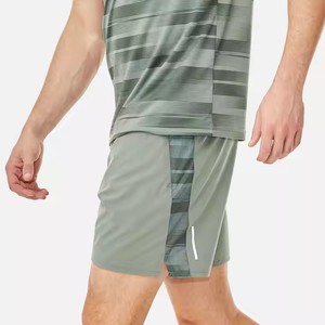 Ensemble short de jogging coupe-vent en polyester personnalisé 100% pour l'hiver Veste extérieure pour homme Survêtement avec logo personnalisé - Product Image 3