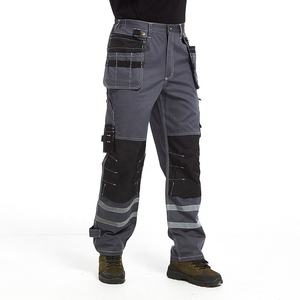 Wholesale Custom Logo Printed Multi Pockets <b>Work</b> Pants for Mens Men Reflective Hi Vis Workwear <b>Trousers</b> Safety <b>Work</b> <b>Trousers</b> - Product Image 1