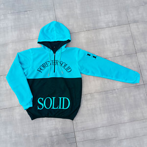 Chaqueta Cortavientos 2 en 1 de Alta Calidad, Talla Grande, 100% Algodón, Ligera, Ecológica, Transpirable, con Estampado Sólido y Capucha con Cordón Ajustable, para Primavera - Product Image 2