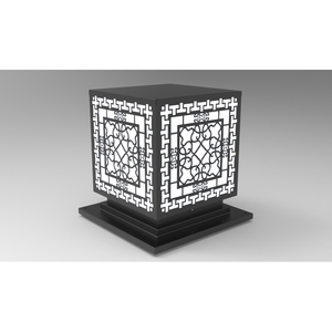 DTC.001.02 Lampe de poteau LED en aluminium et verre avec indice de protection IP65 - Product Image 2