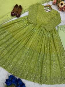 ชุดคลุมผ้าหยาบปักลายสำหรับงานแต่งงานผ้าจอร์เจียสำหรับนักออกแบบล่าสุด - Product Image 2