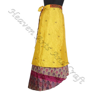 Ropa de noche Vestido cruzado de seda Boho Elegante multicolor Ropa de verano Moda cómoda Estilo hippie Tamaño libre Mujeres gitanas Señoras - Product Image 3