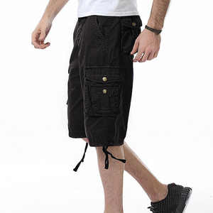 Pantalones Cortos Cargo Casuales para Hombre, Cintura Elástica, Transpirables, de Algodón, con Múltiples Bolsillos (6 Bolsillos), Nueva Llegada, Gran Venta - Product Image 3