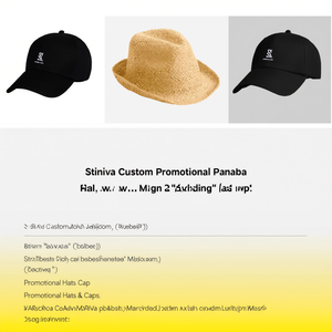 Cappello Panama Personalizzato Stiniva per Merchandising Promozionale - Product Image 3