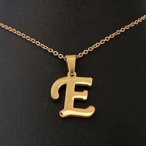 Women's Alphabetic <b>Locket</b> Set - Gold - Product Image 2