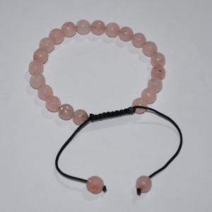 wholesale natural semi-precious Gemstone <b>beads</b> healing crystal <b>bracelet</b>. 8mm pink gemstone <b>beads</b> <b>bracelet</b>. handmade <b>bracelet</b> - Product Image 4