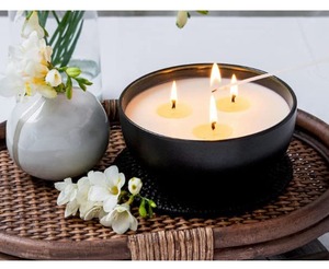 TOOWIN 3 Mechas grandes, velas decorativas de soja natural con aroma duradero para el hogar, día de la madre, cumpleaños, aniversario - Product Image 6