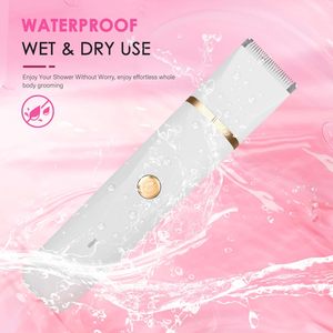 Depiladora Eléctrica para Mujer con Función Húmeda/Seca, Resistente al Agua IPX6, Recortadora de Bikini para Axilas, Piernas, Brazos y Rostro, Lavable - Product Image 3