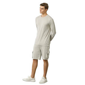 Short de sport multicolore pour hommes Short cargo en coton pour hommes Short à séchage rapide évacuant l'humidité et impression personnalisée pour l'extérieur - Product Image 2