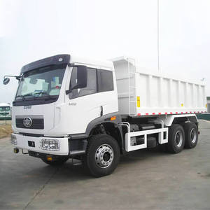 Nuevo Camión Volquete Faw 340 6x4 Diésel, 30t de Peso Bruto del Vehículo, 50t de Capacidad de Carga, Camión Volquete Automático para Minería, Euro 4, Volteo Trasero Rápido, Volante a la Izquierda - Product Image 1