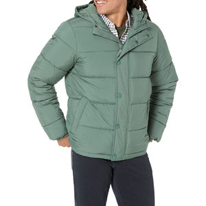 2025 Fabricación de Pakistán chaqueta acolchada con Capucha ligera empacable resistente al invierno chaqueta acolchada personalizada de talla grande para hombre - Product Image 2