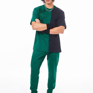 Meilleur ensemble t-shirt et pantalon élégant pour hommes avec logo personnalisé nouvelle tenue pour l'été pour le travail ou les loisirs - Product Image 1