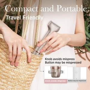 Depiladora Corporal Eléctrica Recargable para Mujer, Indolora, para Piernas, Axilas y Rostro - Product Image 2