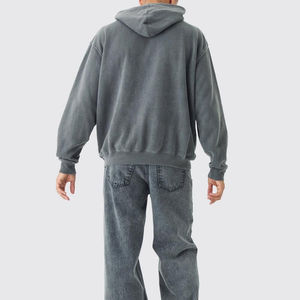 Vente en gros Fabricant personnalisé Sweat à capuche surdimensionné délavé à l'acide Street Wear Sweats à capuche délavés à l'acide pour hommes - Product Image 2
