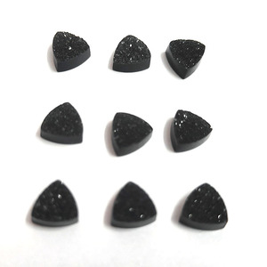 Cristal de ágata druzy de 8x8mm, trillón de piedras sueltas de 2,18 CTS para la fabricación de joyas - Product Image 6