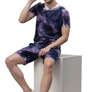 Ensemble t-shirt et short 100% coton respirant pour l'été avec logo personnalisé en gros - Product Image 5