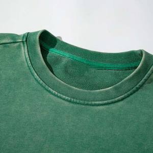 Novedades 2025: Sudaderas Básicas para Hombre, Cuello Redondo, 100% Algodón, Estilo Vintage, Lavado Ácido, Efecto Desgastado, Forro Térmico - Product Image 3