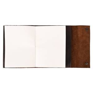 Diario recargable de cuero genuino encuadernado Vintage A5, diario forrado/sin forro, libro de bocetos de papel para hombres y mujeres para regalarle a él y a ella - Product Image 2