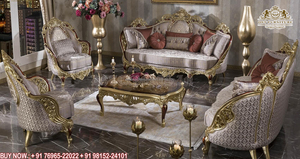 Canapé de salon en bois fait à la main de Style italien, Design élégant, canapé de salon en bois de teck fait à la main - Product Image 4