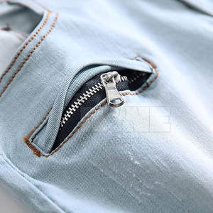 Pantalones Cortos de Mezclilla de Alta Calidad, 100% Algodón, Cintura Media, Secado Rápido, Estilo Casual, a Bajo Precio, Venta en Línea desde Pakistán - Product Image 3