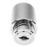 Serrure à goupille antivol en laiton zingué de 60 mm avec 2 clés pour motos et boîtes à outils, accessoire pour fenêtres coulissantes