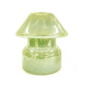 Pot de lampe à bougie en verre transparent de luxe personnalisé en gros disponible à un prix abordable - Product Image 3