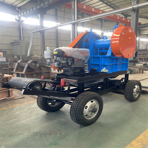 Trituradora de mandíbula móvil, triturador de piedra, motor diésel con capacidad de 3-200 T/H para varias rocas, trituradora de mandíbula de motor diésel pequeño - Product Image 4