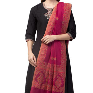 พร้อมส่ง ผ้าพันคอแคชเมียร์ 100% ลายใบไม้ กันลม ป้องกันแบคทีเรีย สำหรับผู้หญิง ขายส่ง ราคาถูก สำหรับฤดูหนาว - Product Image 2