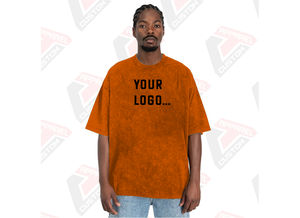 Élégant hommes lavage à l'acide t-shirt doux à la mode confortable - Product Image 6