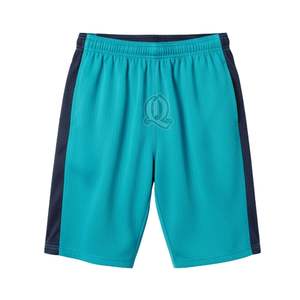 กางเกงขาสั้นออกกำลังกายสำหรับทั้งชายและหญิงผ้าโพลีเอสเตอร์แห้งเร็วระบายอากาศได้ดีตาข่ายสีส้ม - Product Image 2