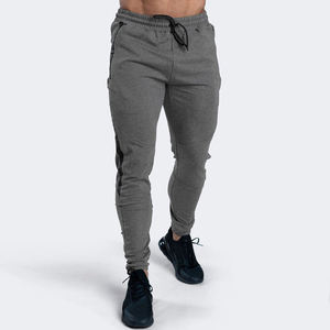 Vente chaude prêt à expédier pantalons de jogging pour hommes avec poches latérales pantalons de jogging cargo pour hommes pantalons de jogging unis hommes - Product Image 5