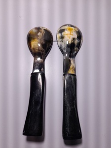 Gran oferta, juego de utensilios de estilo náutico de animales personalizados, cuchara de cuerno y hueso pulido, mango único, diseño de cuchara de horquilla artesanal Natural - Product Image 5
