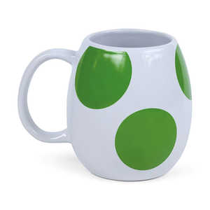 Mug en céramique Yoshi Egg Design 3D Super Mario, compatible micro-ondes, avec couvercle et cuillère, pour le thé ou les cadeaux d'affaires - Product Image 1