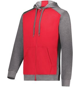Logo personnalisé du vendeur OEM vieilli pour sweat à capuche à imprimé bouffant 100% coton fermeture éclair polaire surdimensionnée pour la saison automne hiver - Product Image 5