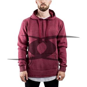 Ensemble sweat à capuche thermique en coton polaire pour homme délavé à l'acide en détresse vintage pour l'hiver - Product Image 1