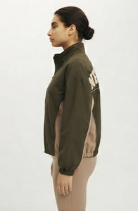 Chaqueta Deportiva Holgada para Mujer, Nueva Llegada, Alta Calidad, 380 GSM, Algodón y Poliéster, Chaqueta Deportiva con Bordado Chenille Personalizado - Product Image 5