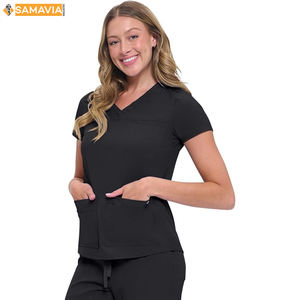 Camisetas de tela de Jersey ecológicas personalizadas, uniformes médicos duraderos cómodos para uso hospitalario, médicos, enfermeras, atención médica OEM - Product Image 5