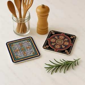 Best Selling Premium Eco-Friendly Glass <b>Mosaic</b> <b>Tile</b> Coasters for Coffee Tea Glasses Mugs Use at Competitive Price - Product Image 6