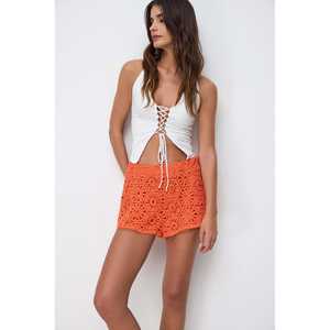 Mini Shorts de Encaje Tejido - Product Image 4