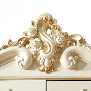 ไม้มะฮอกกานีหรูหราสไตล์ยุโรปตู้เสื้อผ้าที่ทันสมัยหรูหรางานฝีมือแกะสลักห้องนอน armoire อพาร์ทเมนต์โรงแรมเฟอร์นิเจอร์บ้าน - Product Image 2