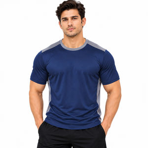 Camiseta Deportiva de Manga Corta Tejida para Hombre Solomon Custom, Secado Rápido, Transpirable, Ropa Deportiva para Gimnasio, Venta al Por Mayor - Product Image 6