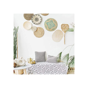 Plaques murales en bois tissé de luxe du fabricant du Vietnam livraison rapide taille personnalisée Art salon décoration artisanat chambre - Product Image 4