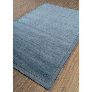 Alfombra de Lana Tejida a Mano Clásica Azul Basis para el Hogar, Alfombra Rectangular Grande de 9x12 para Entrada, Pasillo, Sala de Estar, Color Sólido Hwl-1600 - Product Image 2