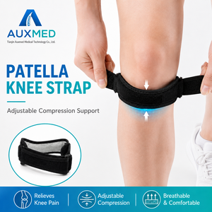 Soporte <span class=keywords><strong>de</strong></span> Rodilla Ajustable y Transpirable, Banda <span class=keywords><strong>para</strong></span> Rótula, Correa Deportiva, Almohadillas <span class=keywords><strong>de</strong></span> Protección <span class=keywords><strong>para</strong></span> Fútbol, Running y Entrenamiento - Product Image 2