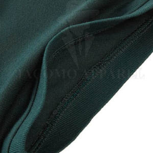 100% algodón de verano para hombre para camisa de Color sólido de manga corta de punto de tela de talla grande ropa informal de secado rápido que absorbe la humedad - Product Image 4