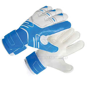 Gants de gardien de but en cuir, dernier design, ajustement confortable, séchage rapide, respirants, antidérapants, fermeture à boucle auto-agrippante, protection des doigts - Product Image 4