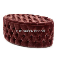 Ensemble de canapés de chambre d'hôtel de luxe salon de jardin meubles d'intérieur de maison canapé pouf et banc meubles de luxe